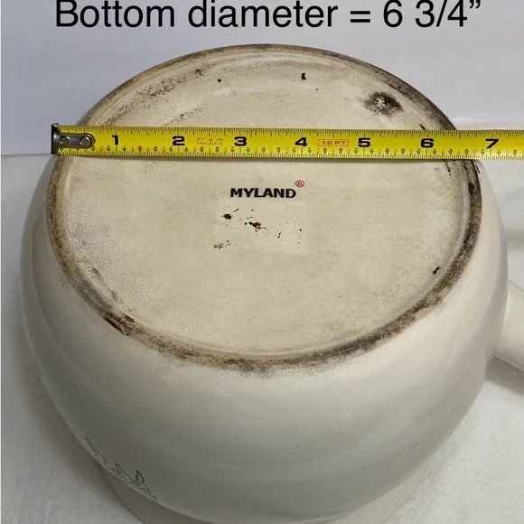 Vintage MYLAND Large Chinese Medicine Herbal Cooking Pot w/Lid - 15 Cups - Picture 12 of 14